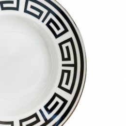 ◆당일◆라비린토 LABIRINTO 수프 플레이트 24CM 블랙/화이트 004RG00 FPT210010245G00125100