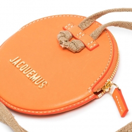 ◆당일◆25FW 메탈 로고 라운드 미니 크로스백 오렌지 215SL01 215 304740