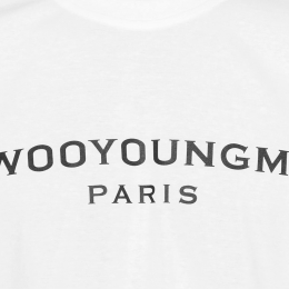 ◆당일◆25SS 시그니처 로고 티셔츠 화이트 W251TS01 714W