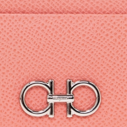 ◆당일◆26SS 은장 더블 간치니 카드지갑 코랄 22-0007 0758531