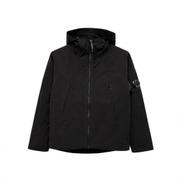 ◆키즈◆키즈 렌즈 와펜 프로테크 후드집업 자켓 블랙 20CKOW096B 00L3AA8 999