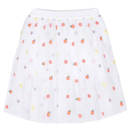 ◆키즈◆23SS 키즈 플로럴 프린팅 스커트 화이트 TS7B31 Z1118 101EM