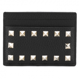 ◆11주년◆골드 락스터드 카드지갑 블랙 UW2P0486 VSH 0NO