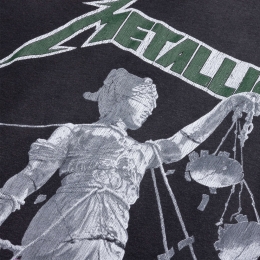 ◆당일◆25SS 메탈리카 저스티스 SS 티셔츠 스테인드블랙 MLM4352 230