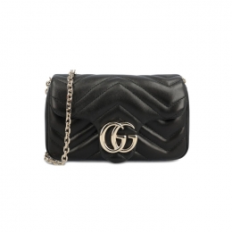 ◆당일◆26SS GG 마몬트 미니 체인 숄더백 블랙 841290 AAFAX 1000
