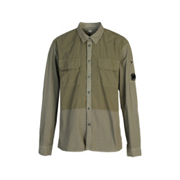 ◆15주년◆렌즈 포플린 롱 슬리브 셔츠 카키 07CMSH227A 000982M 661