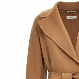 ◆당일◆25FW 폴도 POLDO 울 드랩 랩 코트 카멜 2529016043 045