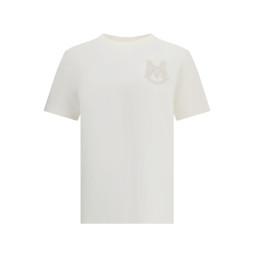 ◆당일◆25FW 로고 패치 티셔츠 화이트 8C000 34 8390T 032