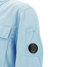 ◆당일◆25SS 렌즈 와펜 포켓 오버 셔츠 자켓 라이트블루 18CMOS237A 005691G 814