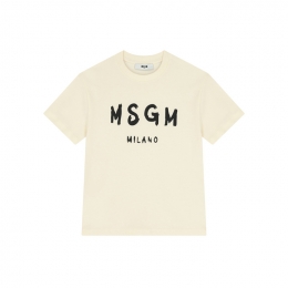 ◆키즈◆여성 저지 티셔츠 크림 S6MSJUTH001 013