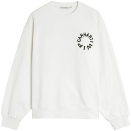 ◆당일◆23FW 워크 바시티 기모 맨투맨 화이트 I032453 00A06