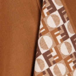 ◆당일◆25FW 울 캐시미어 리버시블 케이프 카멜 FXX808 AYKT F0X2L