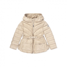 ◆키즈◆키즈 아르젠노 ARGENNO 로고 패치 벨티드 패딩자켓 아이보리 1A000 30 597YF 20L