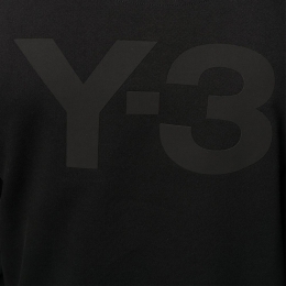 ◆14주년◆M CL B 백 로고 프린팅 크루넥 맨투맨 블랙 FN3371