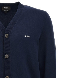 ◆당일◆24SS 커티스 CURTIS 로고 자수 브이넥 가디건 다크네이비 COEZJ H22256 IAK