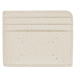◆당일◆25FW 스티치 로고 카드지갑 크림화이트 SA3VX0007 P4455 T2003