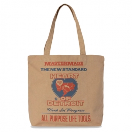 ◆당일◆25FW 캔버스 그래픽 토트백 브라운 I033975 34GXX