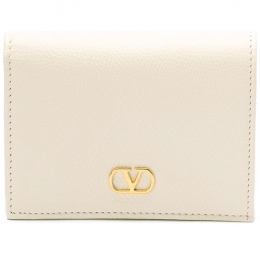 ◆당일◆25SS 시그니처 V 로고 반지갑 아이보리 6W2P0AJ3 SNP I16