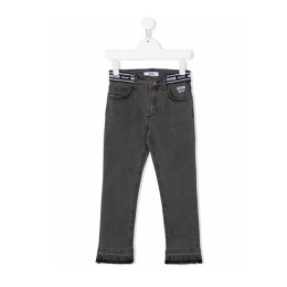 ◆키즈◆21FW 여성 로고 밴드 스키니 진 그레이 MS027742 127