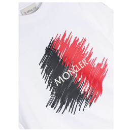 ◆키즈◆24SS 여성 로고 프린트 티셔츠 화이트 8C000 22 89AFV 002