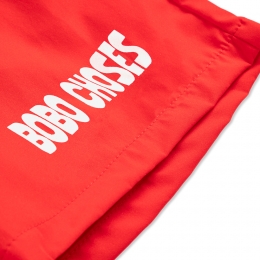 키즈 로고 프린트 보드 스윔팬츠 레드 B126AC134 611