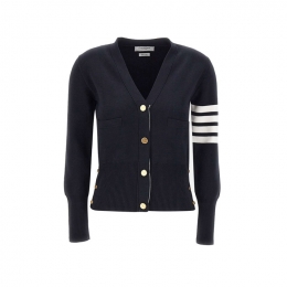 ◆당일◆26SS 4바 밀라노 클래식 브이넥 울 가디건 네이비 FKC207A 00014 415