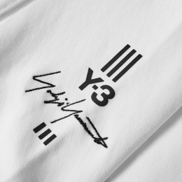 ◆14주년◆시그니처 로고 자수 프린트 맨투맨 화이트 DY7240