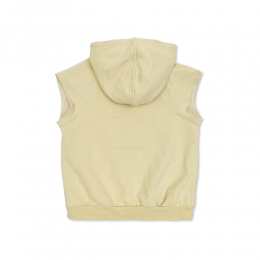 키즈 로고 슬리브리스 후드티 옐로우 B126AC055 721