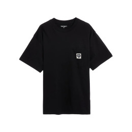 26SS 하트 로고 포켓 티셔츠 블랙 I032128 00EXX
