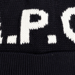 ◆당일◆26SS 시그니처 로고 비니 다크네이비 WOASL M25113 IAK