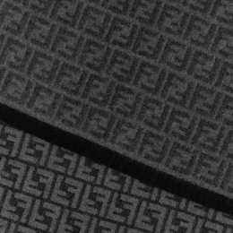 ◆당일◆26SS FF 자카드 울 머플러 그레이 FXS373 ATQB F1UHW