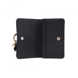 ◆당일◆26SS 알파벳 코인 카드지갑 블랙 CHC21WP015F57 001