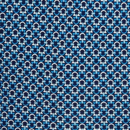 ◆당일◆26SS 간치니 로고 패턴 실크 넥타이 네이비 35-8771 0722508