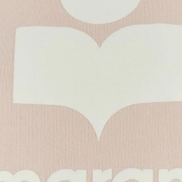 ◆당일◆26SS 모비 MOBY 벨벳 로고 맨투맨 페일로즈 SW0003FA A1M07E PREU