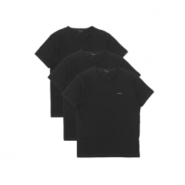 ◆당일◆26SS 로고 프린팅 3 PACK 티셔츠 블랙 M1A 389 M3PK 79