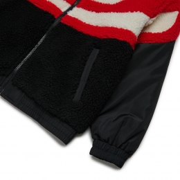 ◆키즈◆24FW 여성 맥시 로고 집업 플리스 자켓 블랙 J01954 0QFAH K900