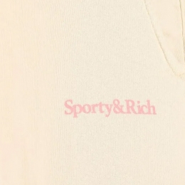 ◆당일◆22FW 로고 프린팅 기모 트레닝 팬츠 크림 SW631CR