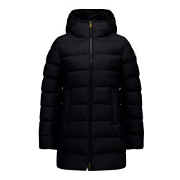 ◆키즈◆25FW 여성 바엔드 BAREND 로고 패치 패딩자켓 블랙 1C000 03 53A5E 999