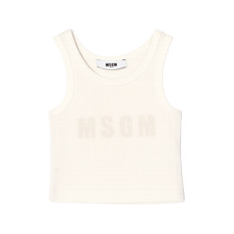 키즈 로고 민소매 티셔츠 오프화이트 S6MSJGTA159 002