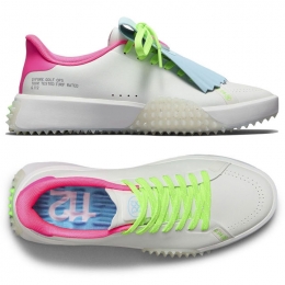 ◆당일◆25FW 여성 G.112 킬티 골프화 화이트/핑크 GLF000089 SN/ML