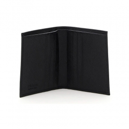 ◆당일◆26SS 사피아노 삼각로고 반지갑 블랙 2MO004 QHH F0002