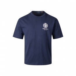 26SS 그래픽 로고 티셔츠 네이비 710A13265 003