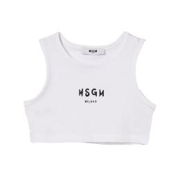 ◆키즈◆키즈 크롭 저지 탑 화이트 S6MSJGTO011 001