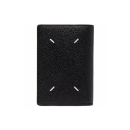 26SS 스티치 로고 바이폴드 카드지갑 블랙 S55UI0203 P4745 T8013