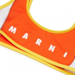 ◆키즈◆24SS 키즈 로고 프린팅 비키니 오렌지 M01050 M00M2 0M429
