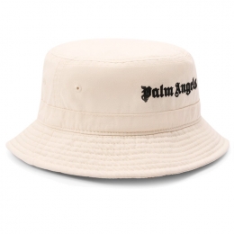 ◆당일◆23SS 로고 자수 클래식 버킷햇 오프화이트 PWLA005F21FAB002 0310