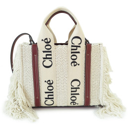 ◆당일◆25SS 우디 스몰 토트백 세피아브라운 CHC22SS397G43 27S
