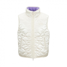 ◆당일◆25FW GRUMIUM 로고 리버서블 패딩조끼 크림 VDDV25436K0001 CRS