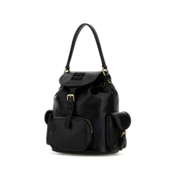 ◆당일◆25FW 시그니처 로고 멀티 포켓 백팩 블랙 5BZ043 2CRW F0002