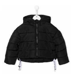 ◆키즈◆21FW 여성 로고 드로스트링 후드 재킷 블랙 MS027717 110